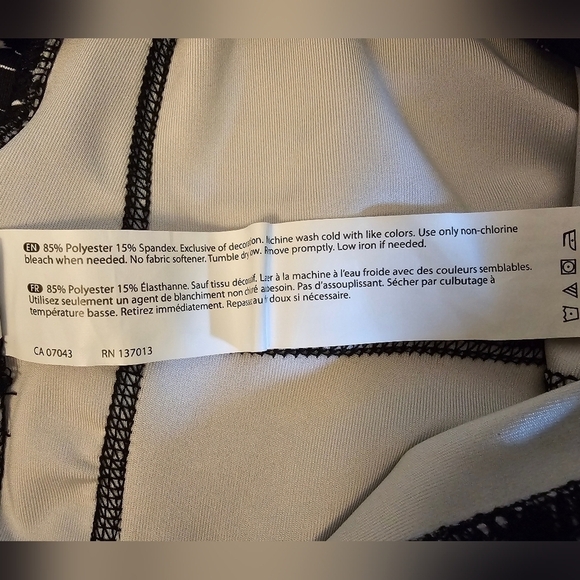 Marilka Control Waist Calf Length Pull On Leggings Size XL - Picture 7 of 10